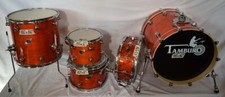 BATTERIA TAMBURO Formula Cherry Gloss  grancassa timpano rullante 2 tom completa