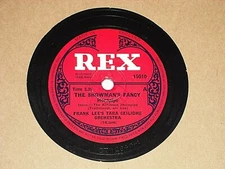 FRANK LEE'S TARA CEILIDHE ORCHESTRA-The Showman's Fancy (1946) REX 10" 78 RPM