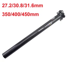 450mm MTB Road Bike Carbon Fiber Seatpost Bicycle Seat Post 27.2/30.8/31.6mm