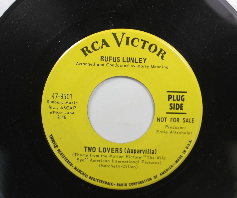7” Ujima I'm Gettin' Hip promo free soul Soul Promo 45 Rufus Lumley - I'M Free / Two Lovers On Rca Victor