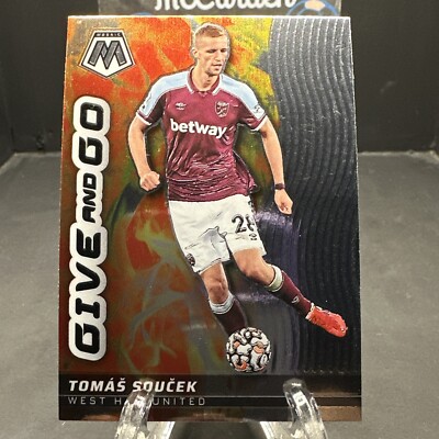 2021 Mosaic Premier League Give and Go Tomas Soucek #30 West Ham United