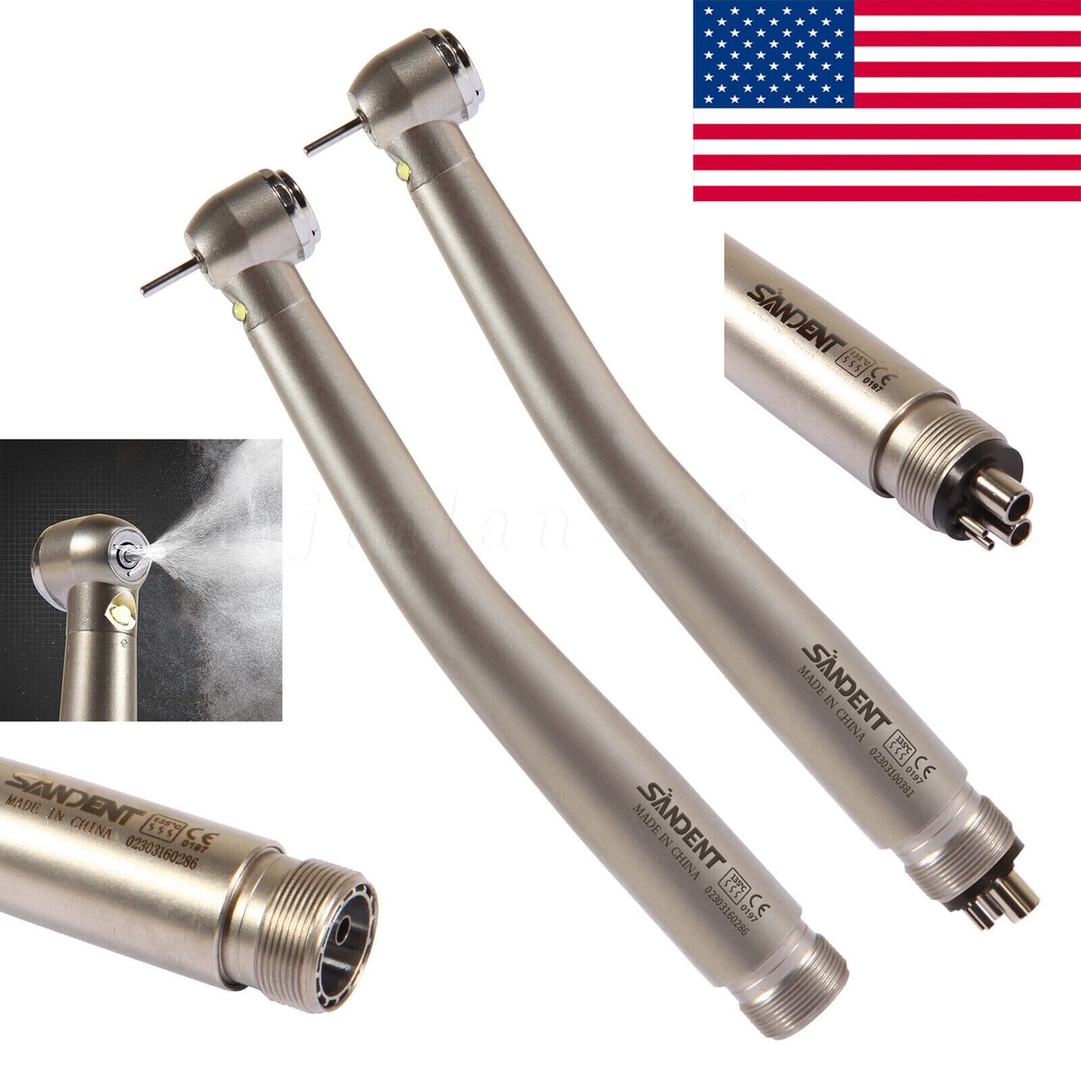 E-generator Dental LED Fiber Optic High Speed Handpiece 2