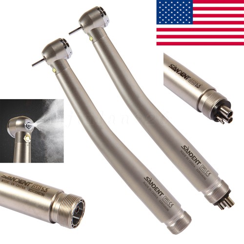 E-generator Dental LED Fiber Optic High Speed Handpiece 2/4hole Drill hand piece - Picture 3 of 46