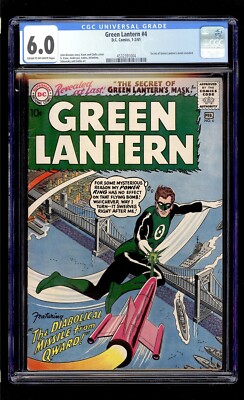Green Lantern #4 1961 CGC 6.0 FN C/OW High Definition Scans**