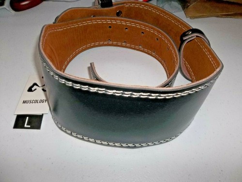 Neu Gewichthebergürtel GYM Fitness Crossifit Gewichtheben Rückenstütze Leder - Bild 4 von 4