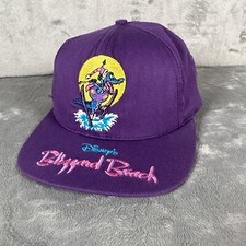 Vintage Disney Purple Blizzard Beach Ice Gator Embroidered Hat Made In USA NWT