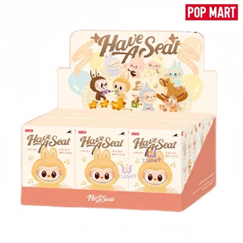 POP MART Labubu The Monsters Have A Seat Plush Doll Series POP MART Labubu The Monsters Have A Seat Plush Doll Series
