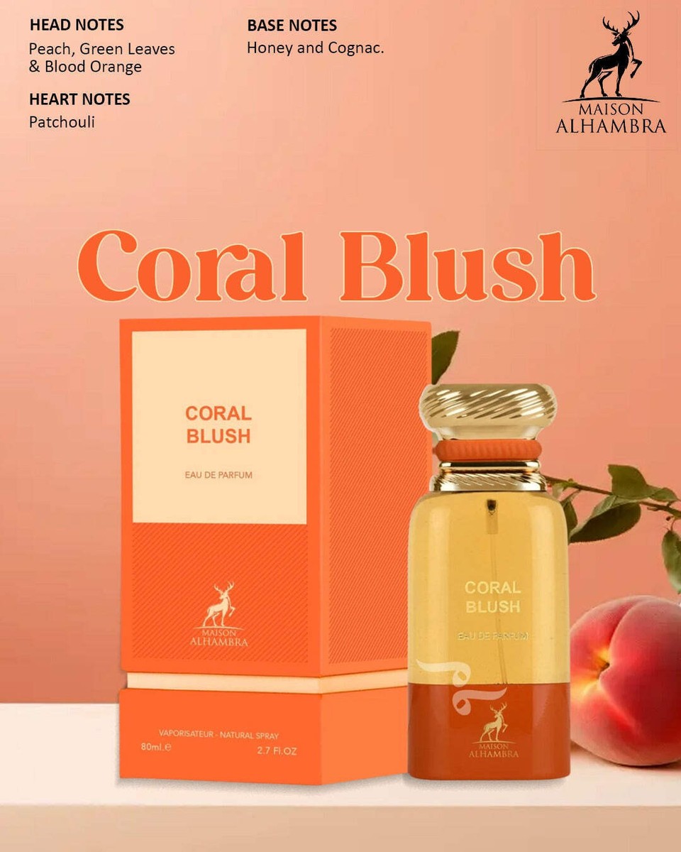香水(女性用) CORAL BLUSH Maison Alhambra EDP 80ml Coral Blush Maison Alhambra perfume - a new fragrance for