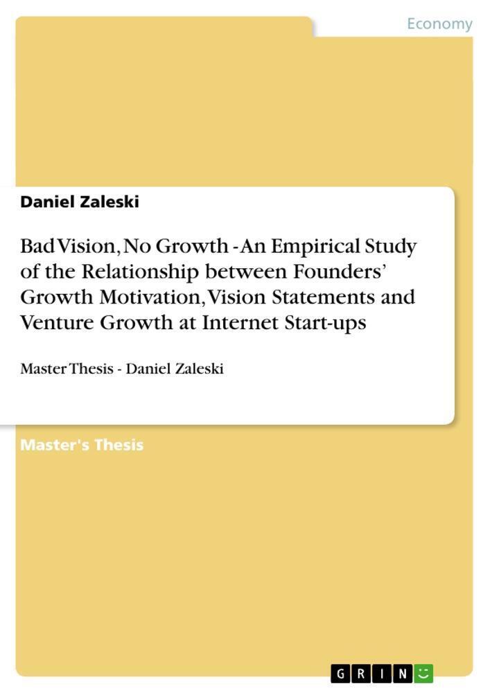 Thumbnail - Daniel Zaleski | Bad Vision, No Growth - An Empirical Study Of The...