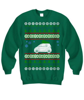 Smart Car ugly Christmas Sweater - Sweatshirt