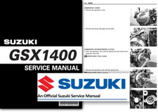 Suzuki GSX1400 Workshop Service Shop Manual GSX 1400 K1 K2 K3 K4 K5 - USB Stick