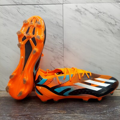 Adidas X Speedportal Messi.1 FG GZ5148 Orange Soccer Cleats Men's