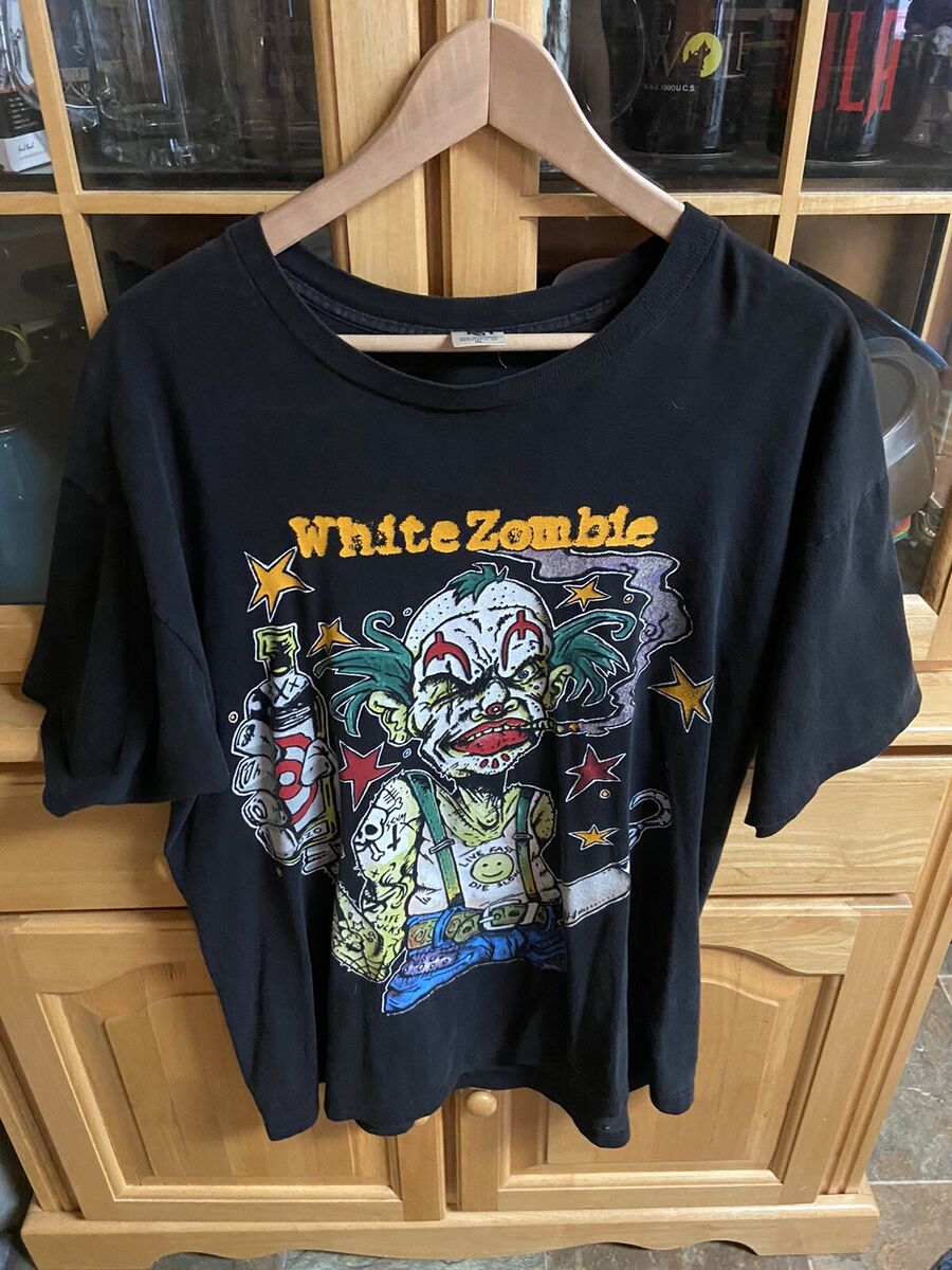 Vintage 1995 White Zombie Freaks and Human Oddities T Shirt Vintage 1995 White Zombie Freaks and Human Oddities T Shirt
