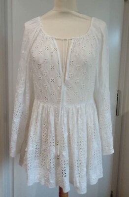 Zimmerman White Blouse Size 0 (UK 8)