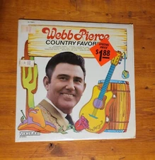 Webb Pierce Country Favorites VL-73911 Vinyl Volcalion Records MCA 1970 