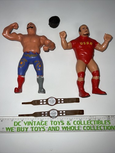 Vintage 1984 WWF LJN Wrestling Superstars Tag Team...