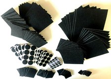 SQUARE,ROUND BLACK SOFT,FELT PADS SELF ADHESIVE FURNITURE/WOOD FLOOR PROTECTION
