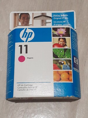Genuine HP 11 (MAGENTA) C4837A Designjet Inkjet Officejet Ink ...