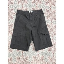 Old Navy Boys Gray Ripstop Cargo Shorts Size 14 Regular Standard Fit Charcoal