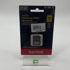New Sandisk Extreme Pro SDXC UHS-I Card SD Card SDSDXXD-512G-ANCIN