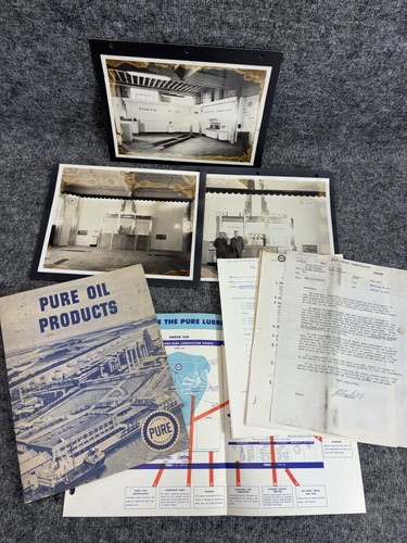 Vintage Pure Oil Company Gas & Oil Advertising Lot Photos Documents Brochures