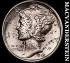 1944-D Mercury Dime- FSB- Choice Gem Brilliant Unc++++ Luster No Reserve #J5362