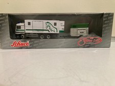 Schuco 25018 Mercedes-Benz Polizei Horsebox & Trailer 1/87 Scale boxed free post