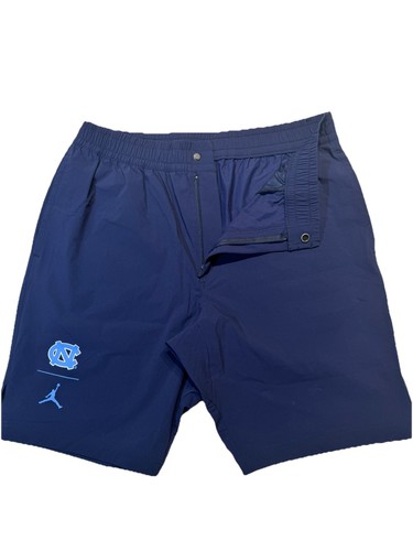 Jordan Nike North Carolina Tar Heels UNC Shorts Men’s Large Navy Blue - Picture 1 of 11
