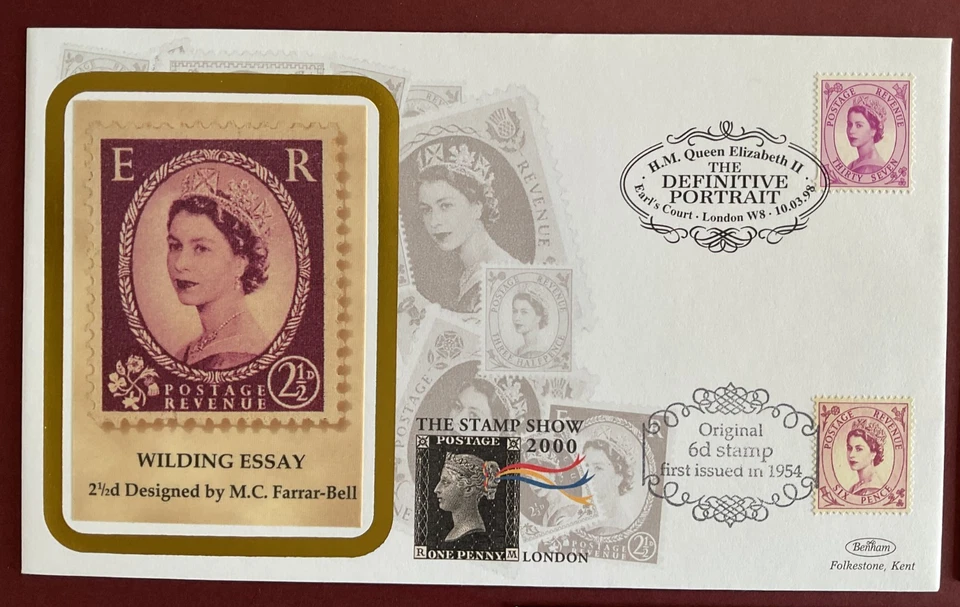 FDC s 1998 Benham Stamp Show Wildling Set of 3 First  Day Covers - RefA10 - Image 2 of 4