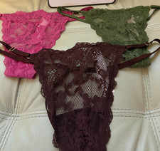 Victoria's Secret Dream Angels Lace Adjustable V-String Panty NEW w TAGS