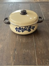 Pfaltzgraff 4qt  Dutch Oven/Stew Folk Art Pat...