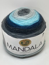 Lot Of 3 Lion Brand Mandala Yarn. Color: SPIRIT. 150g Each Cake. Preowned New