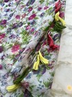Do Everything In Love brand infinity Scarf in floral pattern with tasseled trim — photo 1