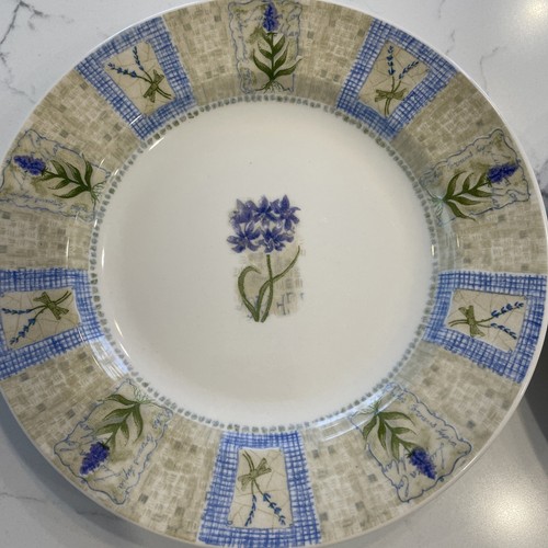 Pier 1 / Churchill Hydrangea Salad Plates 6 And 3/4 Inch, Lot Of 2 - Foto 2 di 5