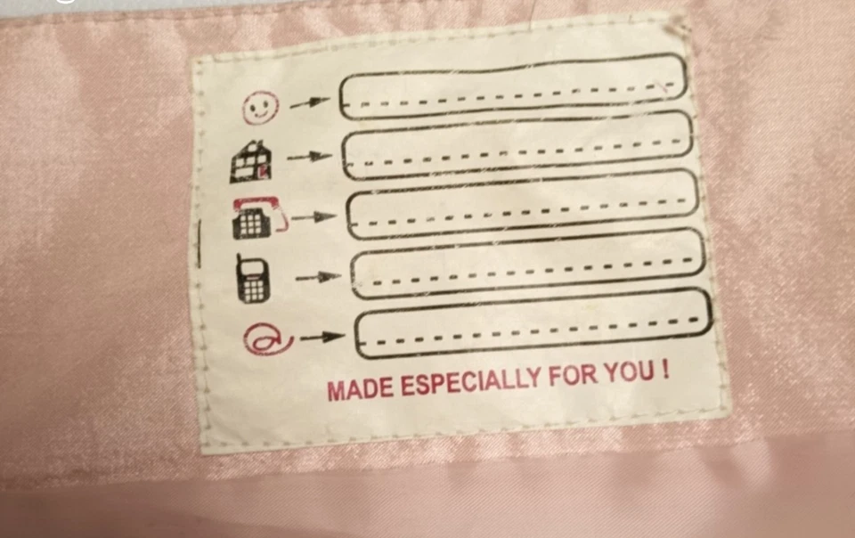 Impermeable Vintage Rothschild Rosa Extraíble Capucha Forrado Niñas Talla 6X Foto 4 de 4