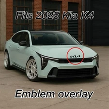 2025  - 2026 Kia K4 Emblem Overlay Vinyl Decal