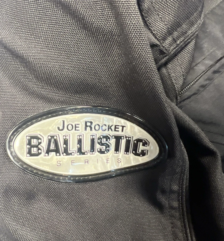 Chaqueta Moto Joe Rocket Ballistic Series Ventilada M Negra Armadura Acolchada con Cinturón Foto 4 de 4