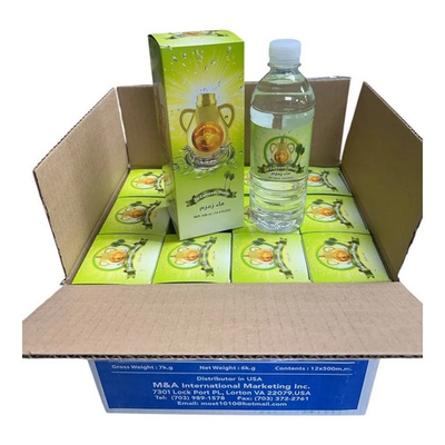 #ad Zamzam Water 100% Authentic Makkah 500mL 16.9floz Holy Healing 12 Pack ماء زمزم $91.99