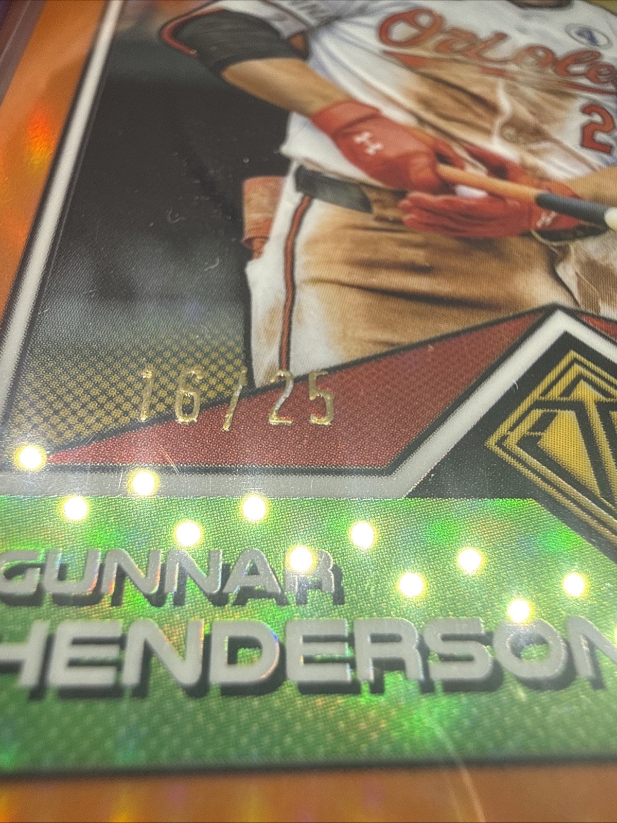 Gunnar Henderson 2024 Topps Chrome Transcendent Orange /25