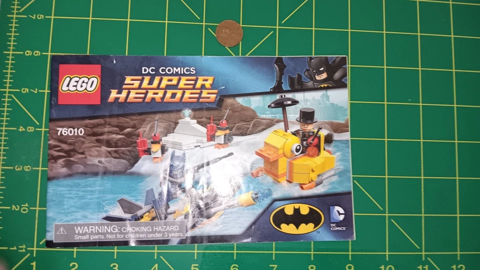 LEGO DC Comics Super Heroes 76010 Instructions Manual Batman Booklet Loose - Image 1 of 1