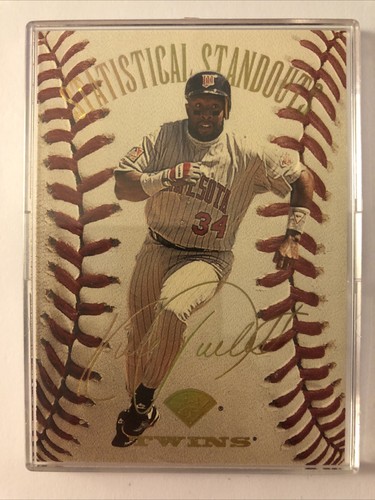Kirby Puckett #6 1995 Leaf Statistical Standouts card