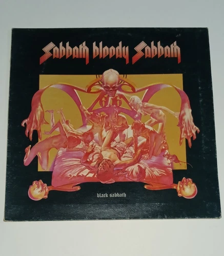 Black Sabbath Sabbath Bloody Sabbath Vinyl 1973 first press (lyrics) heavy metal