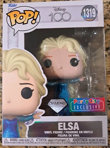 Funko Pop! Disney Frozen Elsa #1319 Party City Diamond Exclusive Collection
