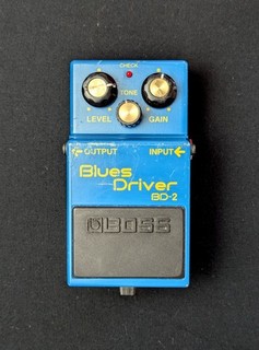 BOSS BD 2 Blues Driver Overdrive Guitar Effects Pedal Taiwan Through Hole 2014