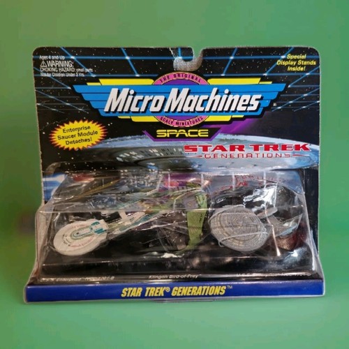 Vintage Micro Machines Space Star Trek Generations Star Ships 1994 Galoob Sealed