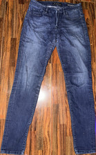 GUESS Curvy Skinny Jeans Blue Denim Stretch Pockets Button Zip Women
