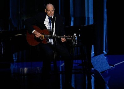 James Taylor performs Best Song nominee ?Our Town? from ?Cars? dur- Old Photo 1
