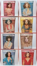 Lot of 8 Cosmopolitan Magazine 1975 Issues