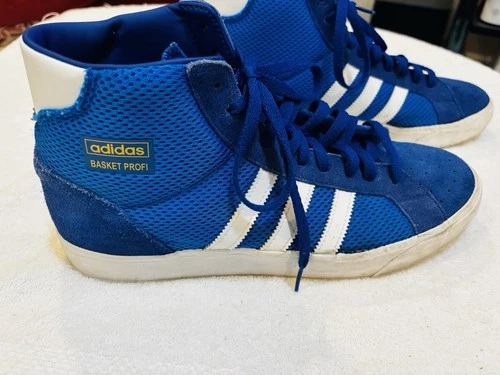 Vintage Adidas High Top Sneakers - Excellent Condition - Size 11 - Box 8