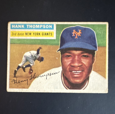 Topps 1956 Hank Thompson New York Giants #199 Base Set Baseball Card